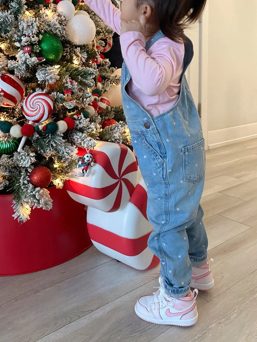 3T OshKosh B'gosh Heart Denim Overalls for Kids